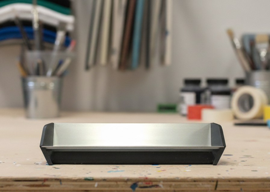 Raclette creuse en aluminium pour enduction